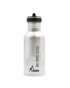 Laken Basic dricksflaska i aluminium 0,60 L. Flödeslock