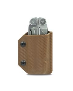 Clip & Carry Wave/Wave+ Kydex belt case, brown