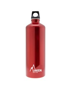 Laken Futura aluminium drinking bottle 1 L. red