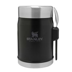 Stanley Classic Food Thermos + Spork 0.4L, black