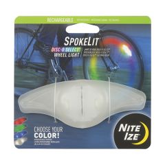 Nite Ize SpokeLit - Rechargeable rim light DiscO select