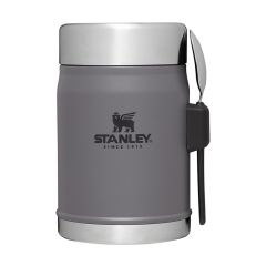Stanley Classic termos + spork 0,4 liter, grå