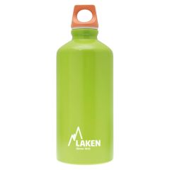 Laken Futura alumiininen juomapullo 0,6 L.-Green pinkki korkki